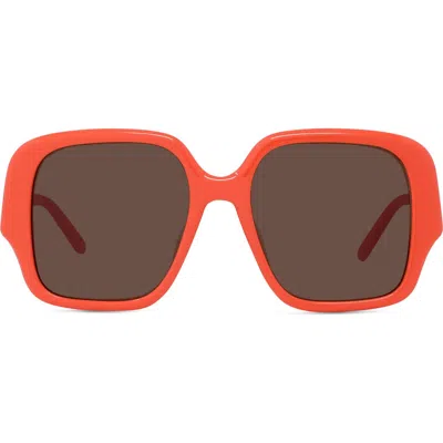 Loewe Thin 54mm Square Sunglasses In Multi