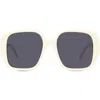 Loewe Thin 54mm Square Sunglasses In White