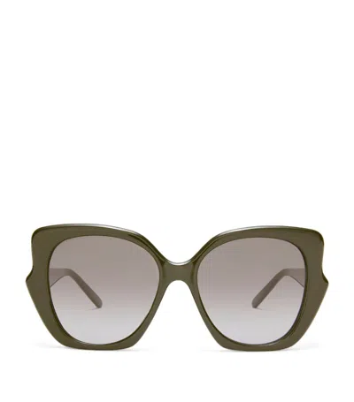 Loewe Thin Fantasy Sunglasses In Green