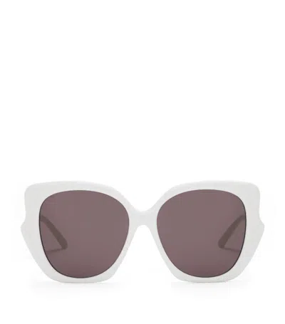 Loewe Thin Fantasy Sunglasses In White