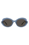 Loewe Thin Mini 54mm Oval Sunglasses