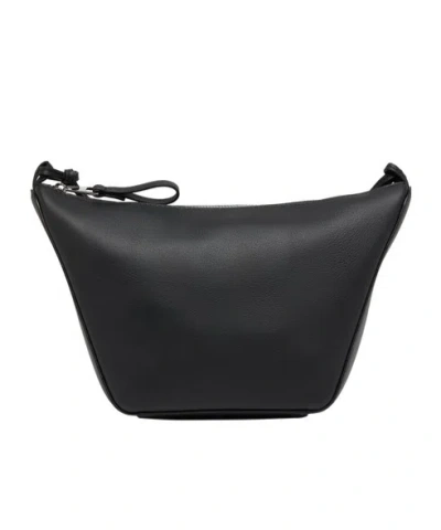 Loewe Thin Shoulder Strap Shoulder Bag In Black