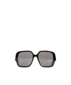 Loewe Thin Square Sunglasses In Black
