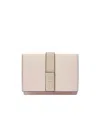 Loewe Trifold Wallet In Soft Grained Calfskin In Pink