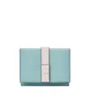 Loewe Three-fold Wallet In Water Color/shallow Ghost