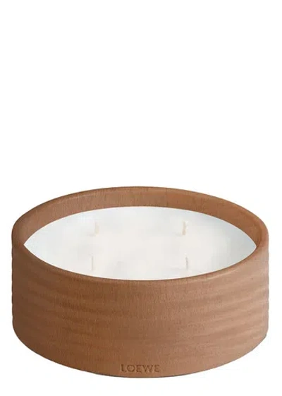 Loewe Thyme Outdoor Candle 750g, Candle, High-intensity Fragrance, Herbaceous Aroma Of The Mediterra In Brown
