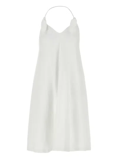 Loewe Tie-detail Dress In White