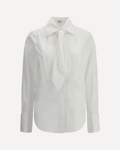 Loewe Cotton Shirt In White