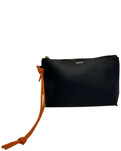Pre-owned Loewe T-knot Pouch Bag (authentic Pre-loved)