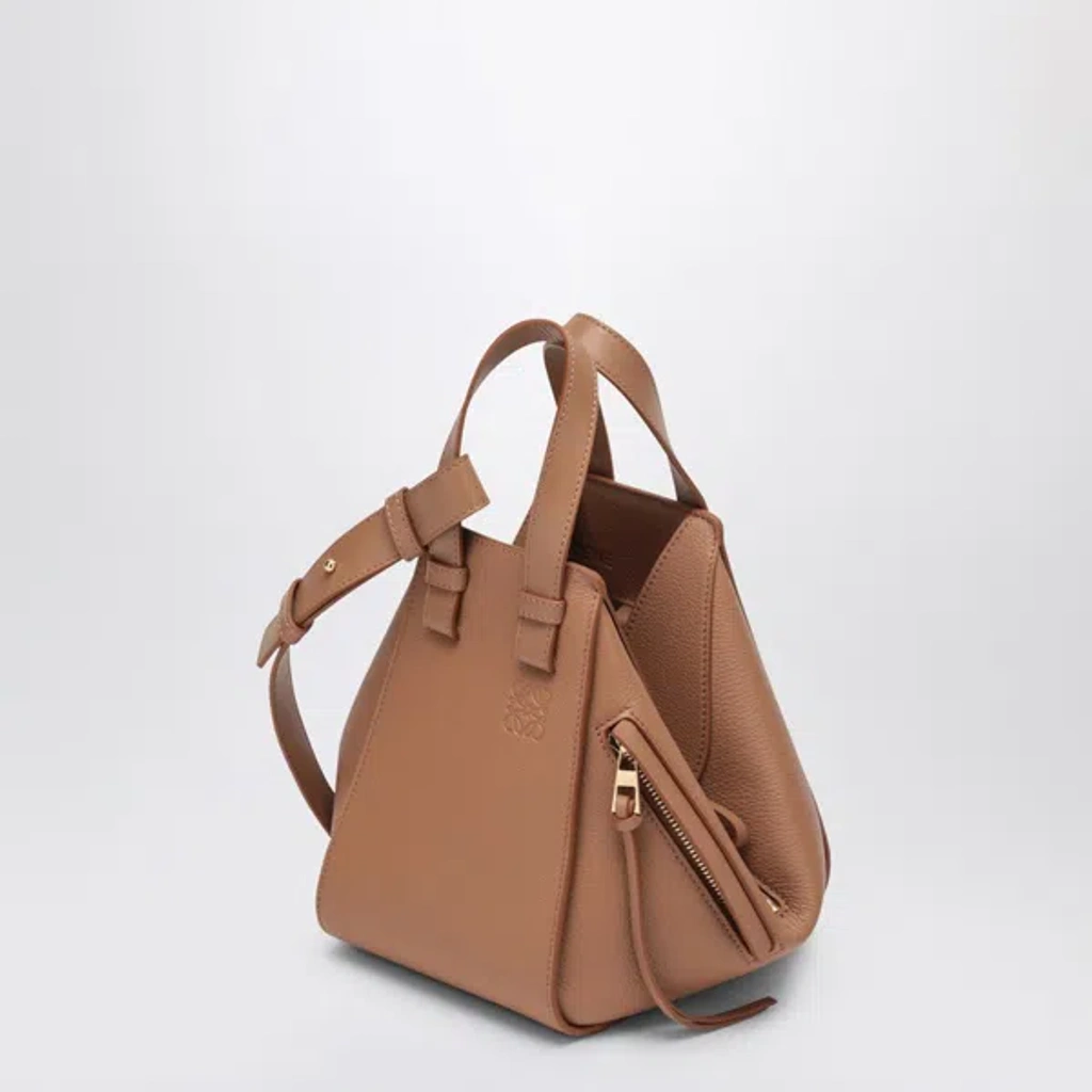 【LOEWE 】Small Hammock Bag― Toffee Loewe - Compact Hammock Toffee Leather Bag | Mitchell Stores