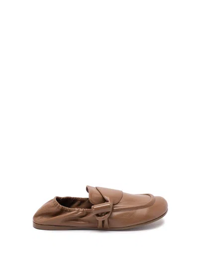 Loewe Toggle Loafers In Brown