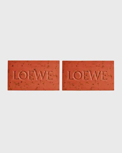 Loewe Tomato Mini Soaps, 2 X 4.4 Oz. In White