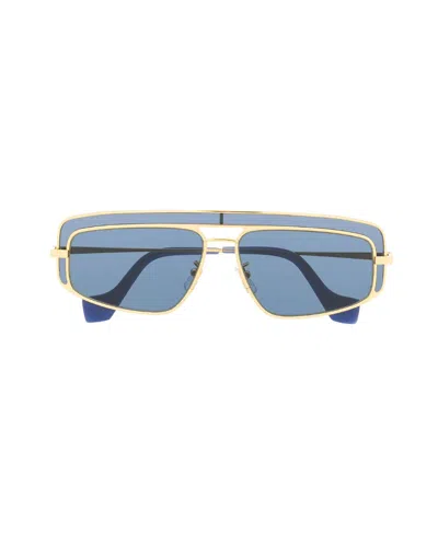 Loewe Top Bar Insert Aviator Sunglasses In Pink