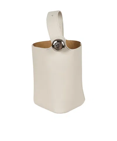 Loewe Top Handle Tote Bag In White
