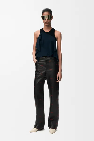 Loewe Top In Viscose Blend Size: S For Woman In Black