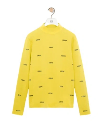 Loewe Top In Viscose Blend In Yellow