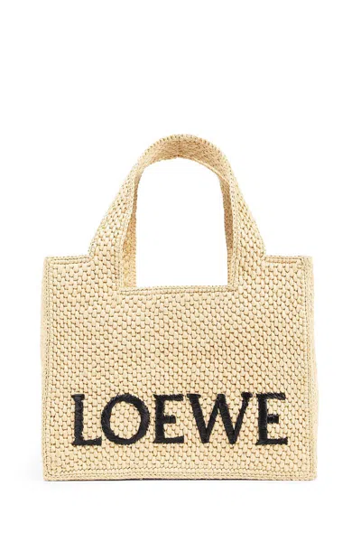 Loewe Tote Bags In Nude