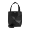 Loewe Puzzle Mini Leather Tote In Black
