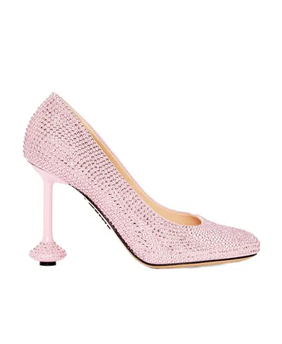 Loewe Toy 90mm Leather Pumps In Pink