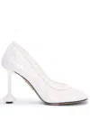 Loewe Toy Sequin Stiletto Pumps In White