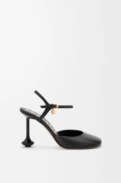 Loewe Toy Ankle Strap Pump In Lambskin Size:41 For Woman In Black