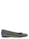 Loewe Toy Crystal-embellished Suede Ballet Flats