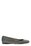 Loewe Toy Crystal-embellished Suede Ballet Flats