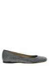 Loewe Toy Crystal-embellished Suede Ballet Flats In Black