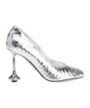 Loewe Toy Pump In Laminated Python
