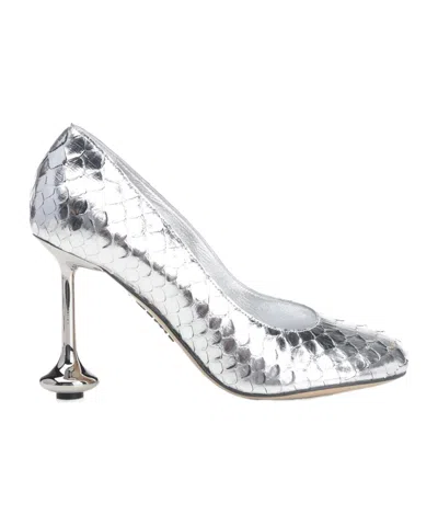 Loewe Toy Pump In Laminated Python