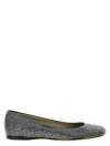 Loewe Toy Crystal-embellished Suede Ballet Flats