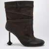 Loewe Suede Ankle Boots With 9 Cm Heel Height For Women
