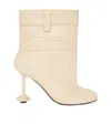 Loewe Leather Toy Ankle Boots 90 In Nude