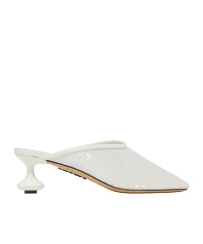 Loewe Toy High-heeled Sandals In White