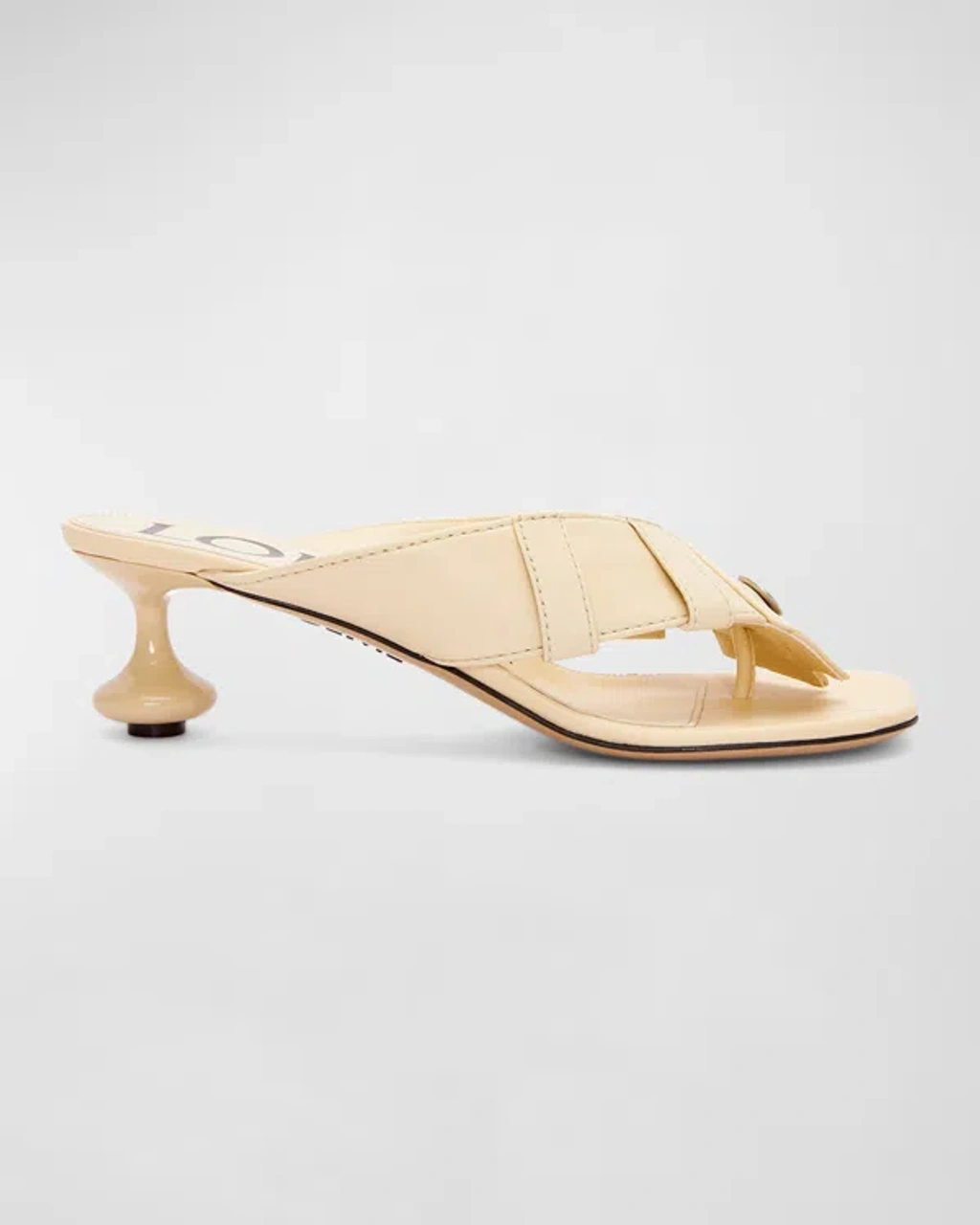 お買い得！！★ロエベ TOY SLIDE★ Toy slide in calfskin Green - LOEWE