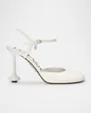 Loewe Toy Leather Ankle-strap Pumps