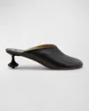 Loewe Toy Leather Drop Stiletto Mules In Black