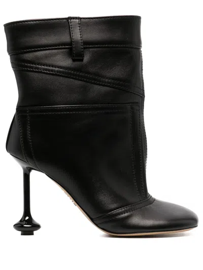 Loewe Black Toy 90 Leather Ankle Boots