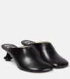 Loewe Women Toy Leather Mules In Black
