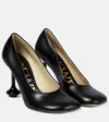 Loewe Toy Leather Drop Stiletto Pumps In Black