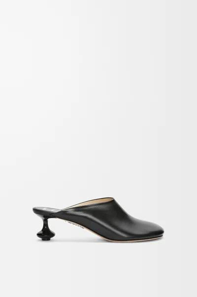 Loewe Toy Leather Drop Stiletto Mules In Black