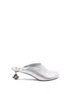 Loewe Toy Mules 45 In Metallic