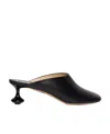 Loewe Women Toy Leather Mules In Black