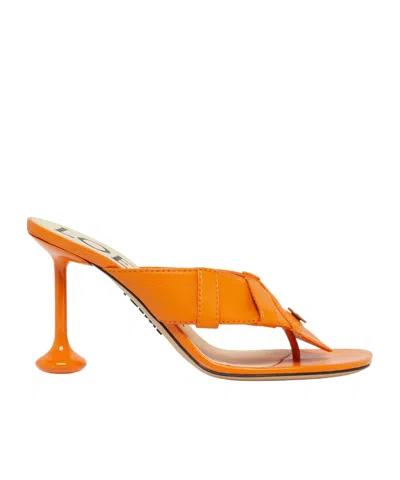Loewe Toy Panta High-heeled Sandals In Orange