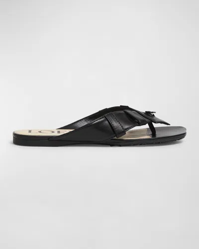 LOEWE TOY PANTA THONG SLIDE SANDALS