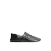 Loewe Toy Leather Pocket Slipper Flats In Black