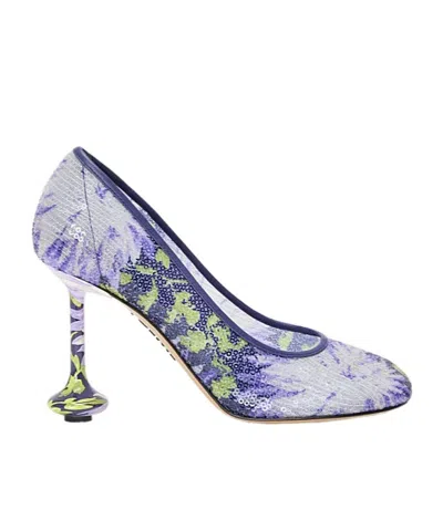 LOEWE TOY PUMP IN SEQUINS