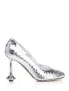 Loewe Toy Metallic Python Pumps