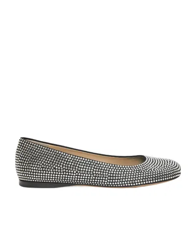 LOEWE LOEWE EMBELLISHED BALLERINA FLATS