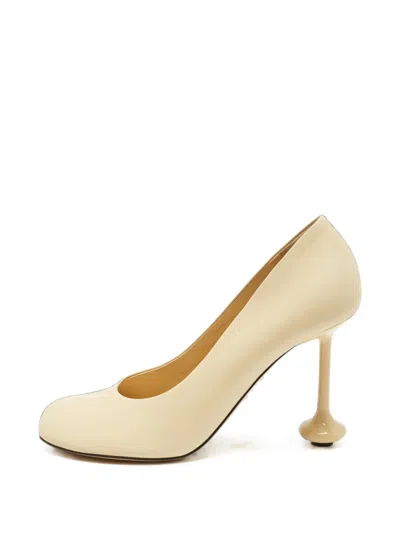 Pre-owned Loewe Toy Round-toe Pumps In Neutrals